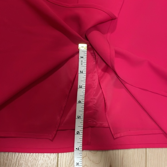 424 Fifth - Lord & Taylor Cascade Ruffle Front Miniskirt, Pink, sz 24W - Picture 12 of 12